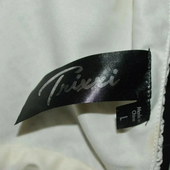 Trixxi Beige Lace Pink Floral Maxi Summer Dress - Picture 6 of 8